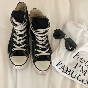 Women’s black converse
